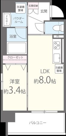 Le・CIEL天王寺の物件間取画像